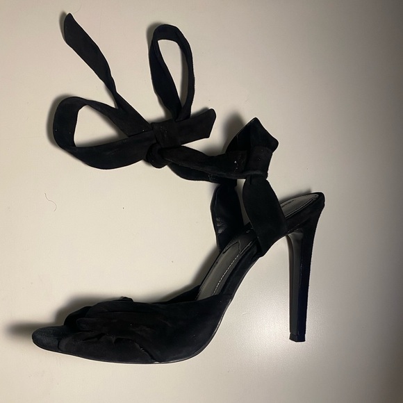 Kendall + Kylie Delilah Light Suede Lace-Up Heels - Picture 7 of 11